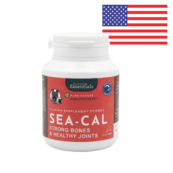 애니멀에센셜 해조칼슘 100g 강아지 고양이 식물성 칼슘 관절 연골 영양제 보충재 분말 NASC 인증