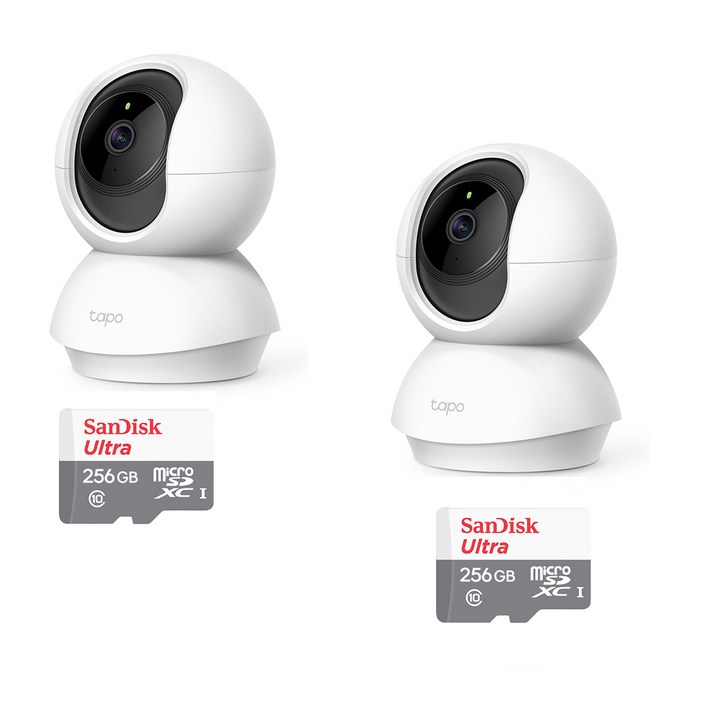 11 총2대 티피링크Tapo C210 300만화소 360도회전 실내무선카메라 홈CCTV 야간흑백전환