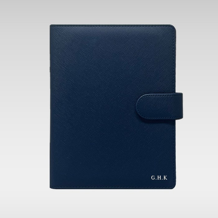 2026 이니셜스 6공 사피아노 기본형 다이어리  이름 로고 각인 A5 B6 만년 DIARY 회사 플래너, 사피아노 기본형 네이비