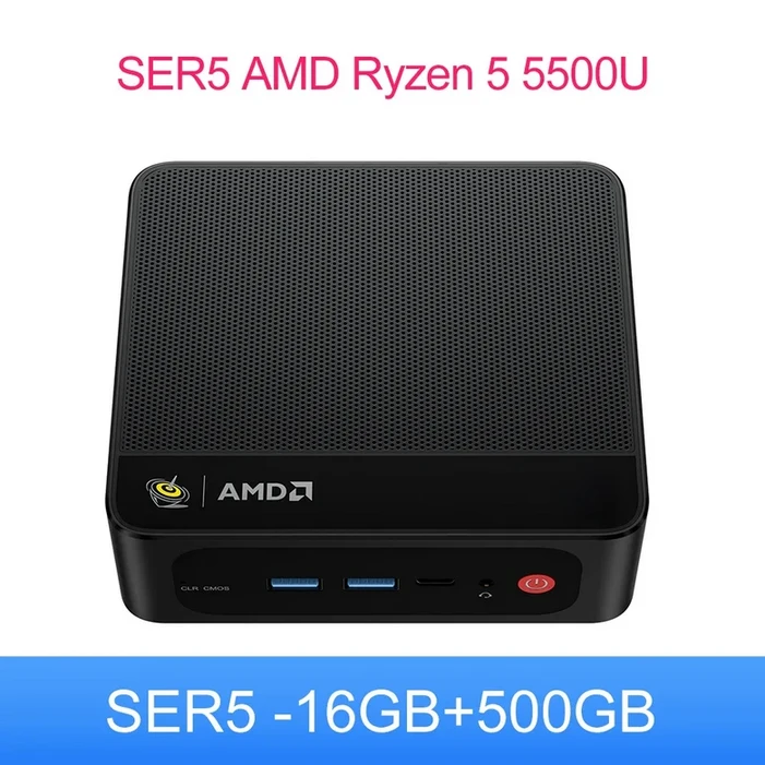SER5 MAX AMD Ryzen R7 6800U Beelink 미니 PC 데스크탑 게이밍 컴퓨터 R5 5500U 16GB 32GB 500GB 1TB SSD