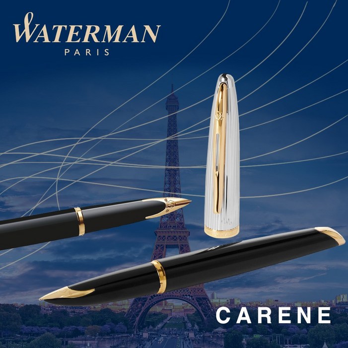 워터맨 까렌 만년필 고급 필기구, 디럭스 블랙GT