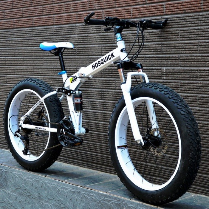 팻바이크 출퇴근 엠티비 자전거 접이식 입문용 MTB 바퀴큰