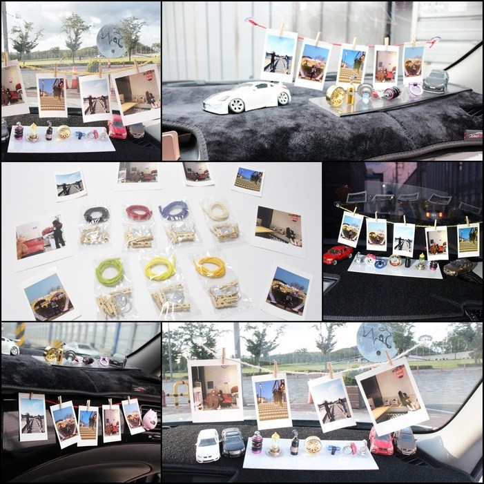 자동차 사진걸이 폴라로이드사진걸이 자동차 가랜드, 사진걸이, 1개