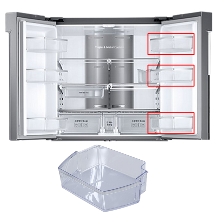 삼성 지펠 T9000 양문형 4도어 냉장고 병꽂이 가드 바구니 바스켓 케이스 RF85K90N2S8 RF85M91327LB RF85M91627X RF85M9181XU