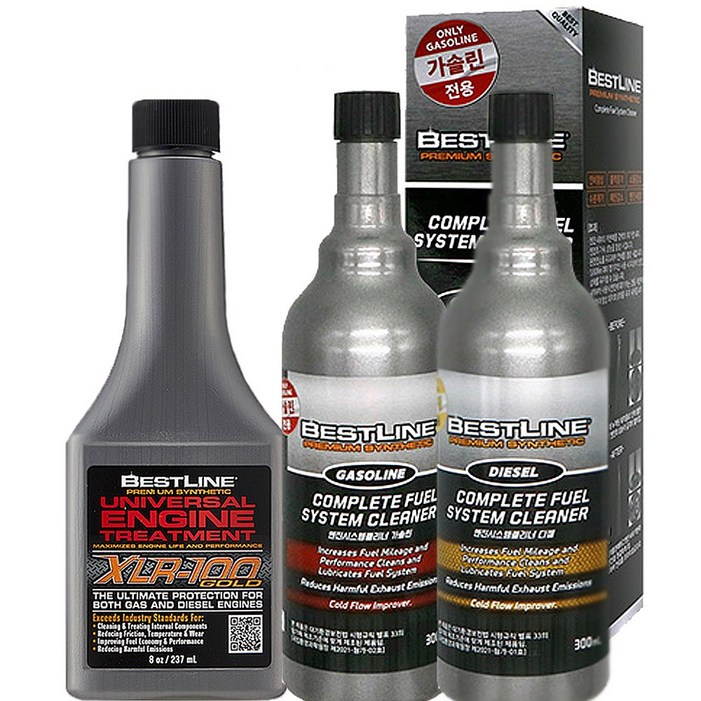 미리내티씨 베스트라인 엔진코팅제 237ml 연료첨가제 디젤 가솔린 엔진보호제 소음감소 출력향상 테핏소음, 1세트, 디젤경유