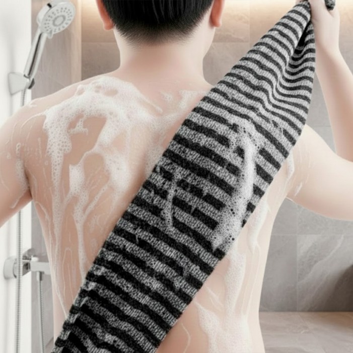 원앤모어 강력 각질제거 와이드 샤워타올 때수건  때타올