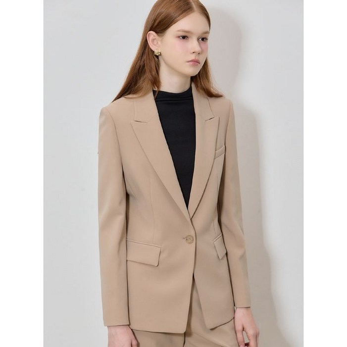 쉬즈미스 2SET 피크드 싱글 재킷+베이직 크롭 슬랙스 2종세트 택가격 506000원