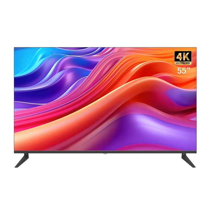 테레비ZONE 55인치 4K 울트라HD 슬림베젤리스TV, A등급패널, 에너지1등급, 2024신형, 고객자가설치