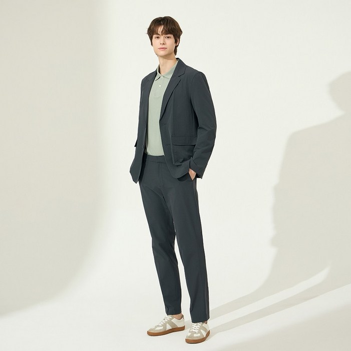 펠틱스 남성 수트 셋업 면접 경조사룩 하객룩 가을 캐주얼 정장세트 F508M2