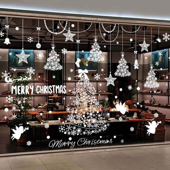 Hyades 크리스마스 윈도우 장식 창문데코 스티커