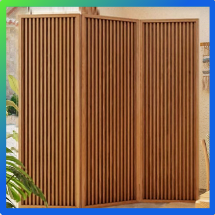 주브켈리 감성 원목파티션 가벽 간살 벽면 경량 무타공 셀프 안방 드레스룸 가림막 칸막이