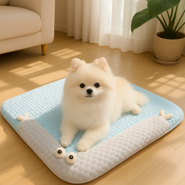 시원하시개 반려동물 강아지 쿨매트 방석 시원한 쿨링 쿠션 소형견 중형견 대형견, 1개