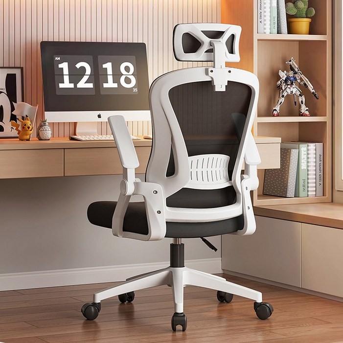 HOMEY NEST 자세교정 공부의자 책상 허리받침 사무용 사무실의자 HNOC807