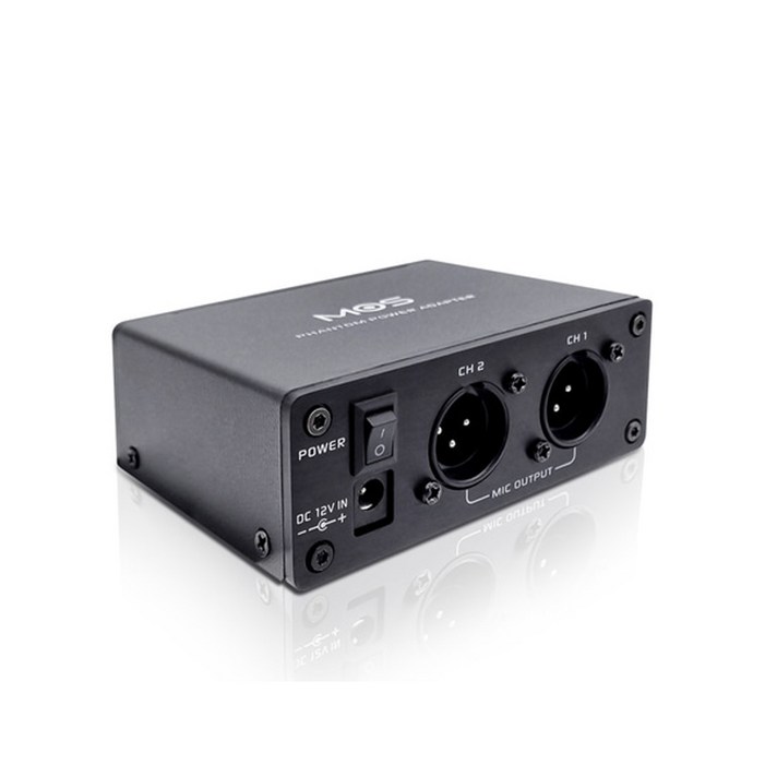 MOS PPS202 2채널 팬텀파워 전원공급기, 단일상품