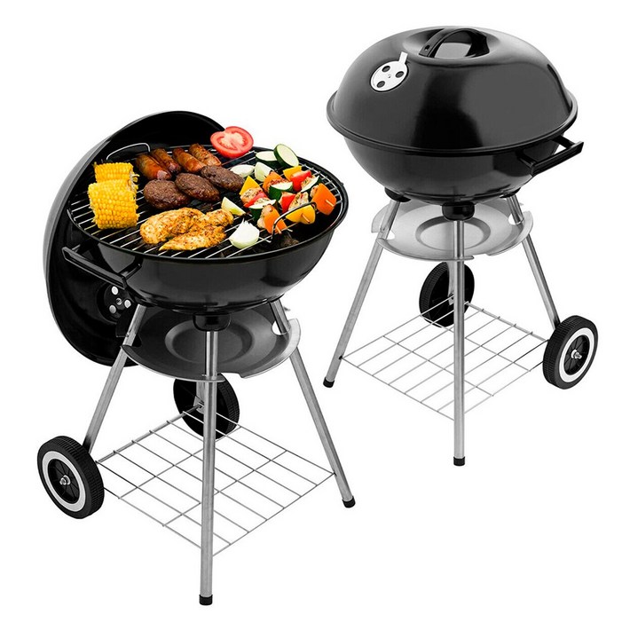 캠핑 숯불 원형 훈제 바베큐 그릴 불멍 화로대 LU266 (소형)