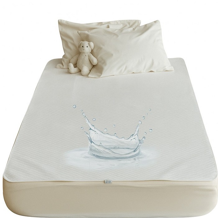 돗투돗 다이아몬드 순면 누빔 유아 방수패드 아기침대 슈퍼싱글 퀸, 1개