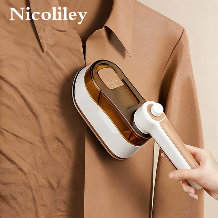 Nicoliley 핸디형 스팀다리미 2세대 접이식 휴대용 다리미 살균 습기제거