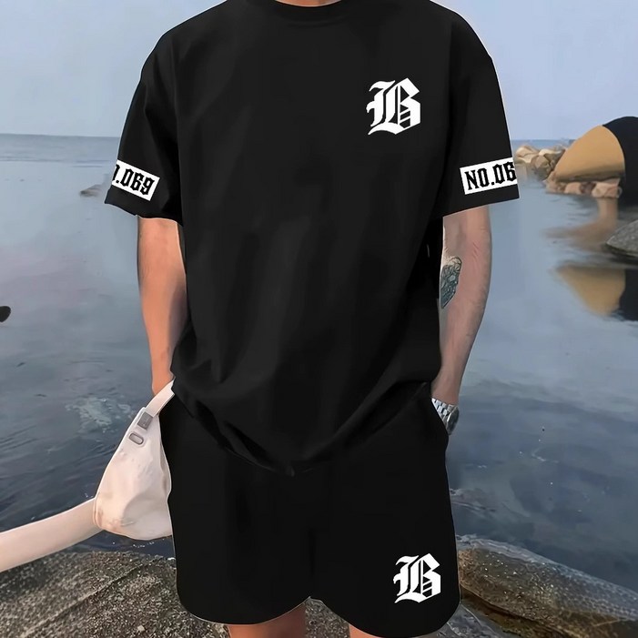 스타일닥터 남성 레져 2종 세트 루즈핏 캐주얼 남성복