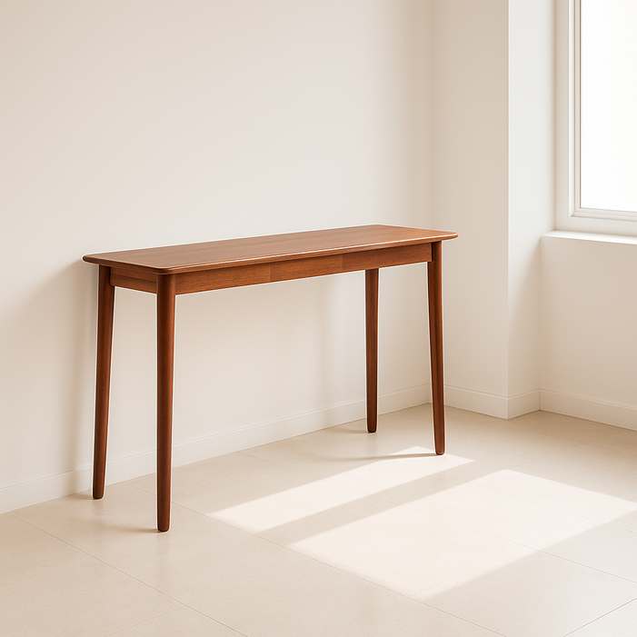 나인홈 베네 원목 콘솔 테이블 폭좁은 다용도 다이닝 식탁