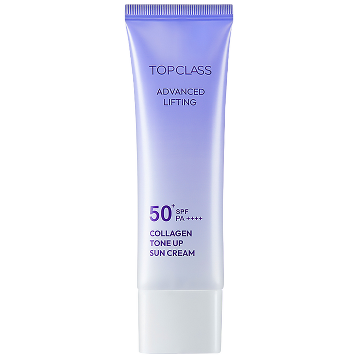 참존 탑클래스 어드밴스드 리프팅 콜라겐 톤업 선크림 여성 썬크림 SPF 50+ PA++++