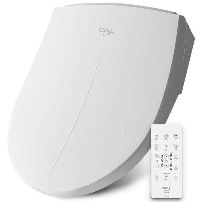 전문가들이 만든 오늘비데 필터가 필요없는 리모컨형 완벽방수비데 심플룸 OLB500 OLB550, 고객직접설치, OLB500