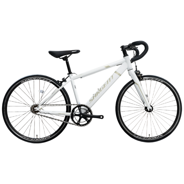 서전트 픽시 자전거 라이트기어 F1 700C 중학생 초등학생 입문용 고정기어 완조립, 1개, 440cm, F1 화이트베이지