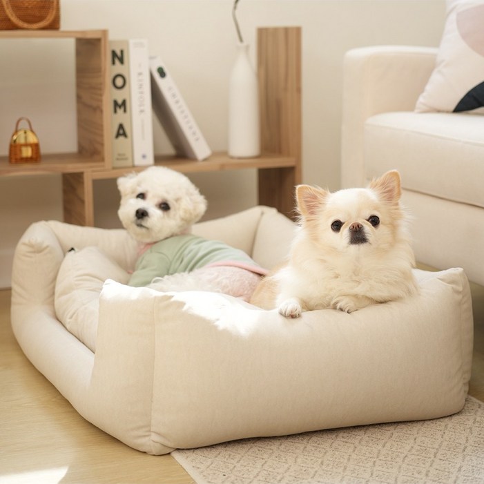 강아지 슬개골 안심 힐링 배드 방석, 1세트, 그레이