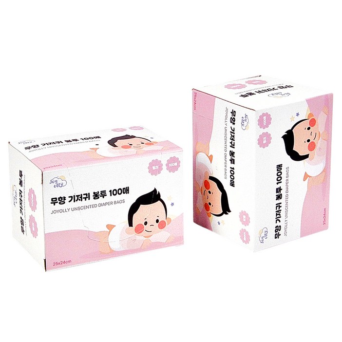 조이올리 무향 기저귀 봉투 200p, 1세트, 3L