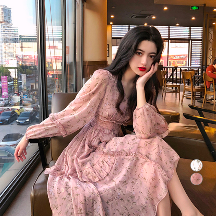 포플러앤씨 퀸즈 프릴 원피스 빅사이즈 포함