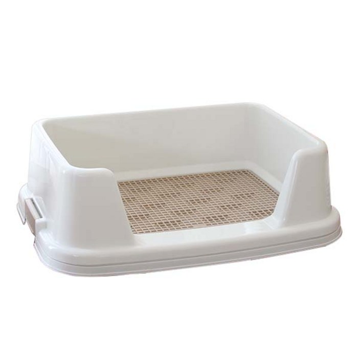 아이리스 프라이빗 벽면형 강아지 배변판 중형 TRT500, 화이트, 1개