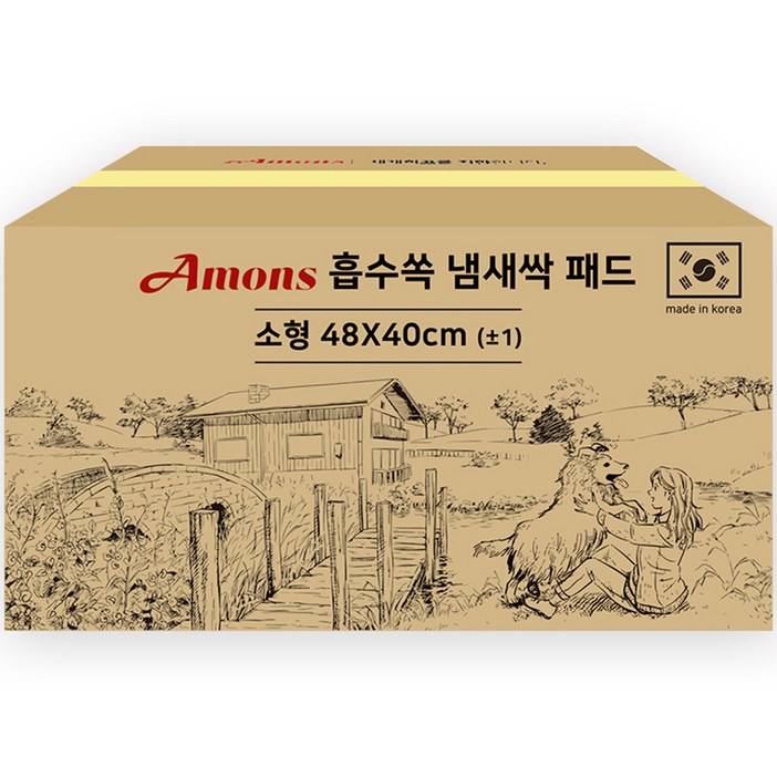 아몬스 국산 흡수쏙  패드 무향