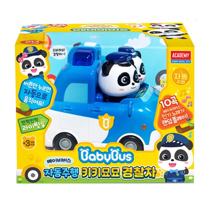 베이비버스 자동주행 키키묘묘 경찰차 S21003