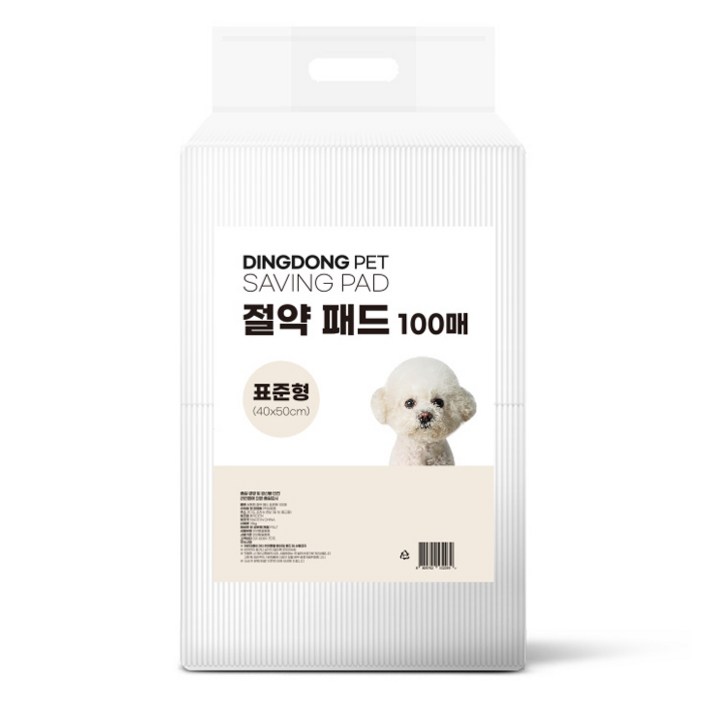 딩동펫 절약 패드 무향, 100개입, 1개 딩동펫 절약 패드 무향, 100개입, 1개