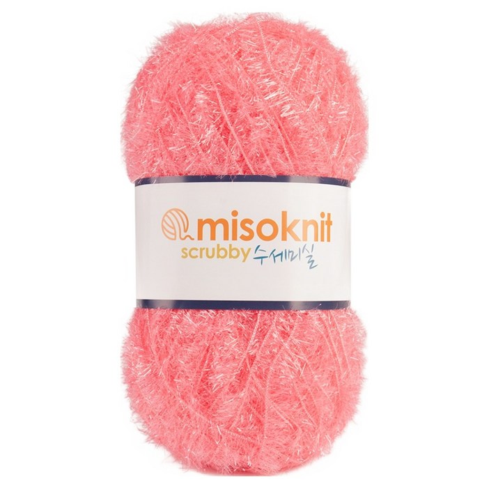 미소털실 펄 수세미실 80g