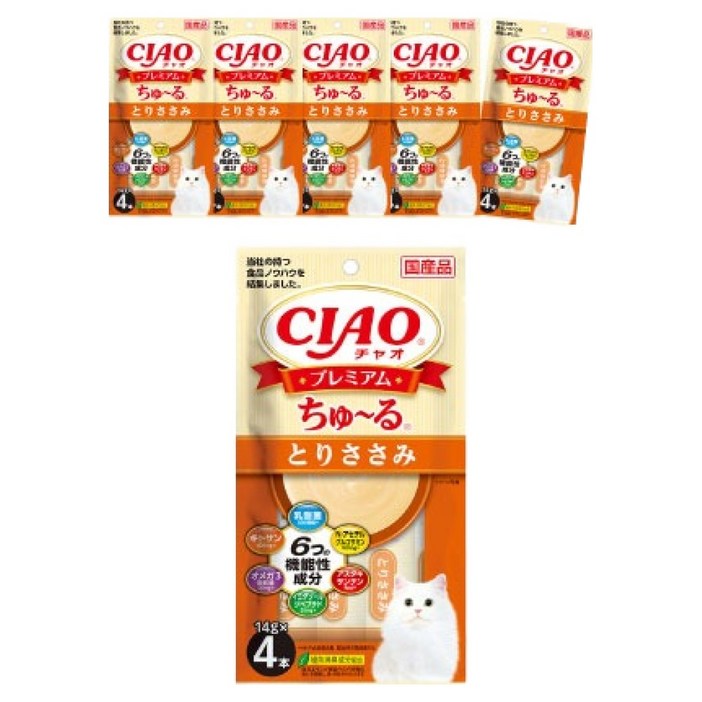챠오츄르 고양이 프리미엄 츄르 짜먹는 간식 4p