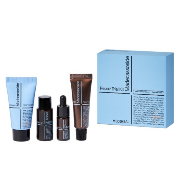 메디힐 마데카소사이드 리페어 트라이얼 키트 클렌징 폼 30ml  토너 30ml  세럼 10ml  크림 20ml 세트, 1세트