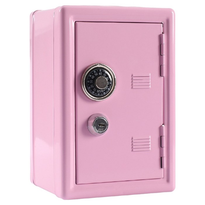 씨앤초이스 캐비닛 미니금고, 핑크, 1개