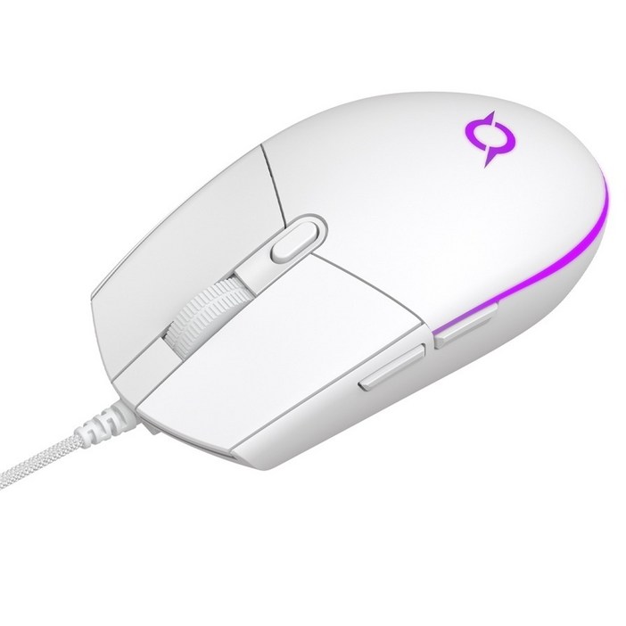 COX 게이밍 와이어드 유선 마우스, 화이트, CM1000