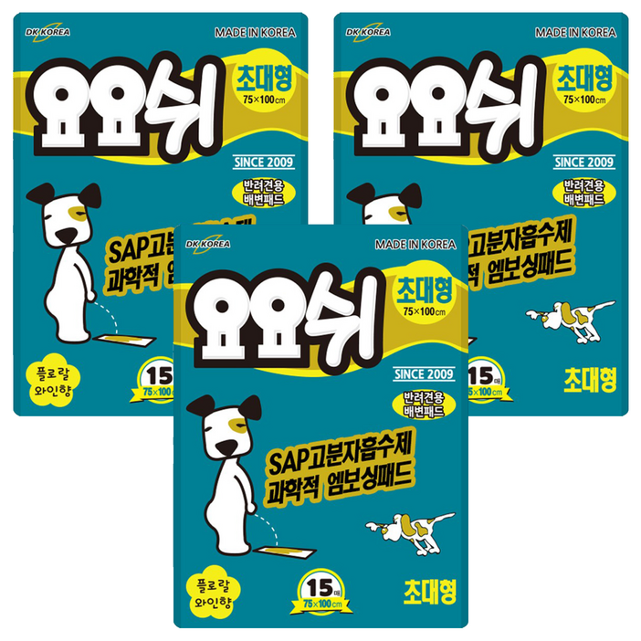 요요쉬 반려견용 배변패드 플로랄와인향