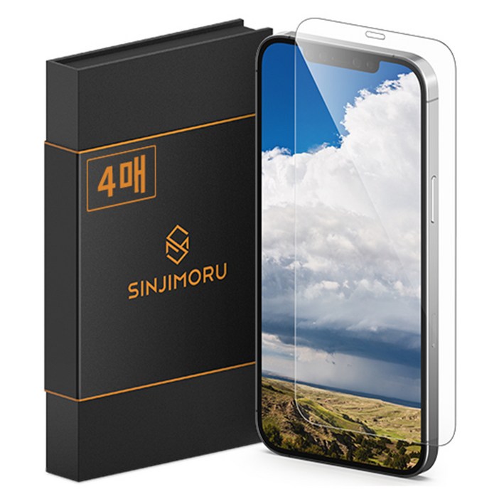 신지모루 신지 글래스2.5D 강화유리 휴대폰 액정보호필름 4p, 1세트