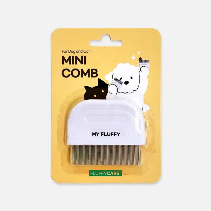 마이플러피 반려동물 속 시원한 눈꼽빗 6.5 x 5.5 cm