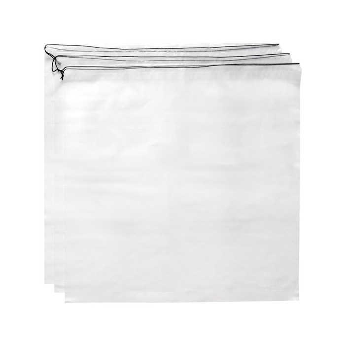 탐사 끈으로 조이는 두꺼운 비닐봉투 100 x 100 cm