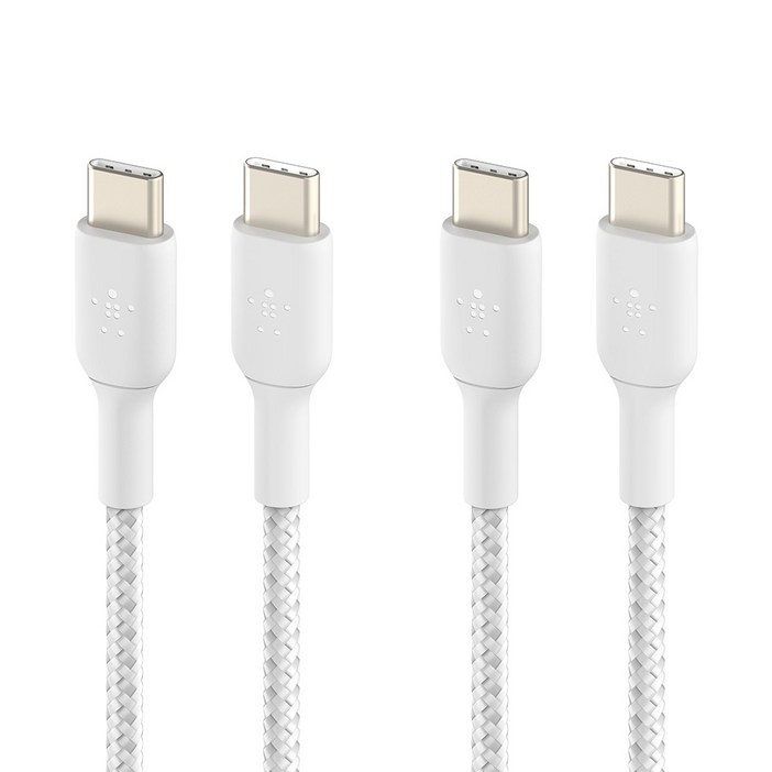 벨킨 BoostCharge 브레이디드 USB C타입-C타입 고속 충전케이블 CAB004bt2MWH