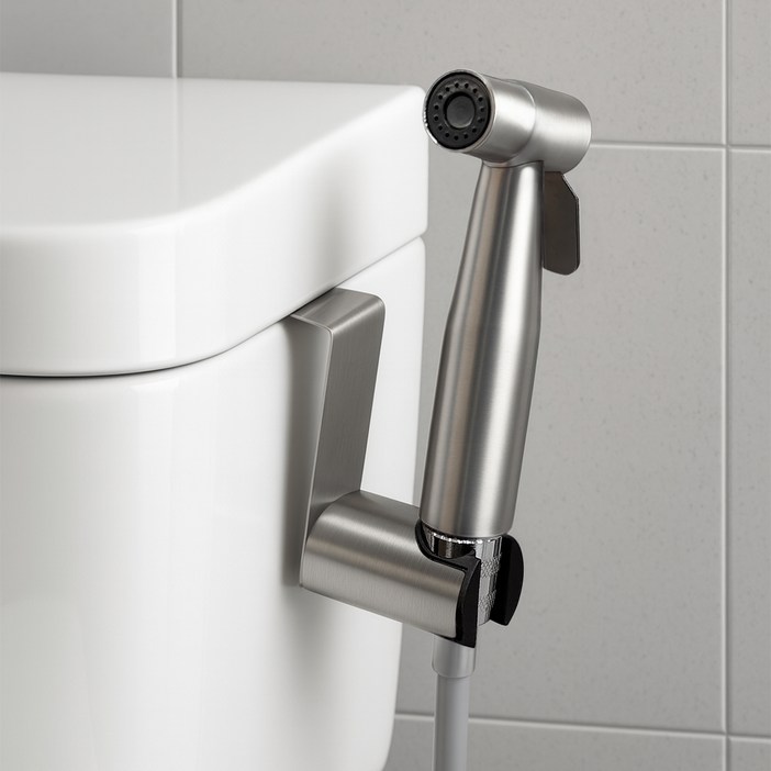 코멧 욕실청소 SUS 스테인리스 스프레이 건 코일 호스 3m 세트