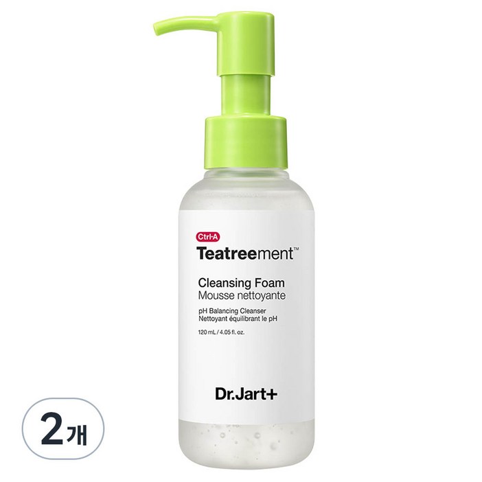 닥터자르트 컨트롤에이 티트리먼트 클렌징 폼, 120ml, 2개 닥터자르트 컨트롤에이 티트리먼트 클렌징 폼, 120ml, 2개