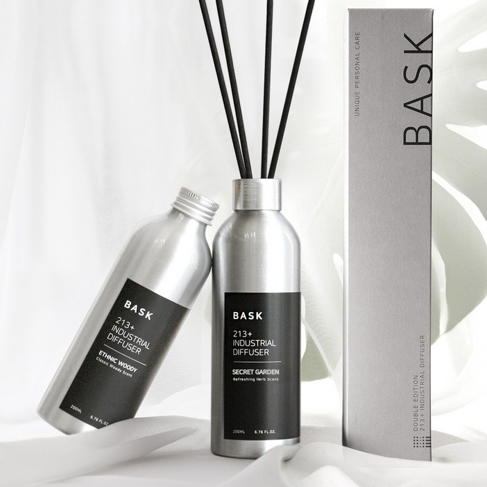 바스크 프리미엄 디퓨저, 시크릿가든, 200ml, 2개 바스크 프리미엄 디퓨저, 시크릿가든, 200ml, 2개