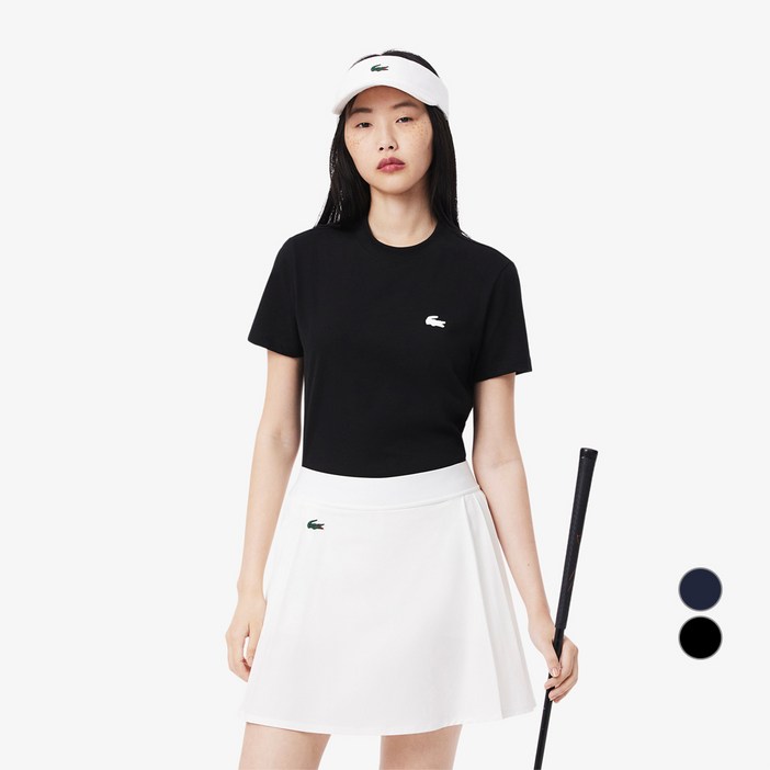 라코스테 여성용 베이직 티셔츠