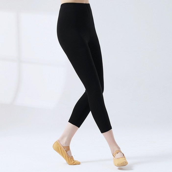 몰투데이 여성용 무용여신 발레 요가 레깅스 모달 8부