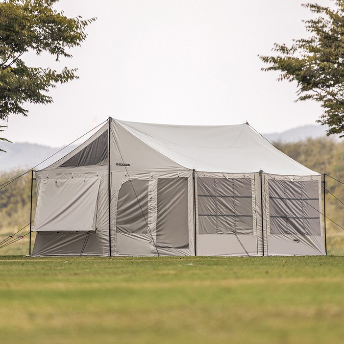 아이두젠 그랜드빌 타프스크린 렉타 메쉬 타프쉘 대형 블랙코팅 그늘막 10인용