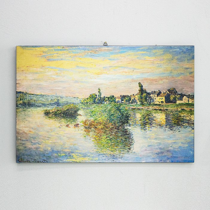 모네 라바코트의 세느 강둑 명화액자 kisn035